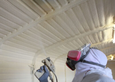 Spray Foam Insulation in Metal Buildings in Winterville